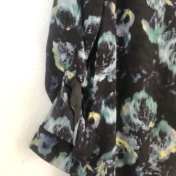 Simply Vera printed long sleeve ruffle neck size PXS. New with tags - Picture 2 of 5